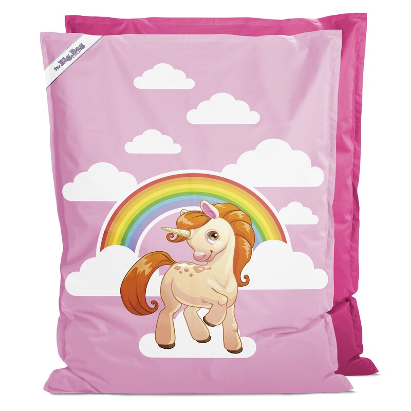 Zoomie Kids Unicorn Large Bean Bag Chair Wayfair